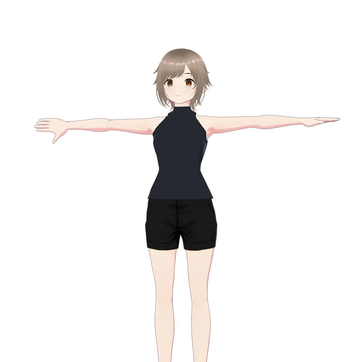 かさ デッサン人形