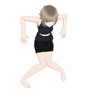 傀儡のポーズ デッサン人形