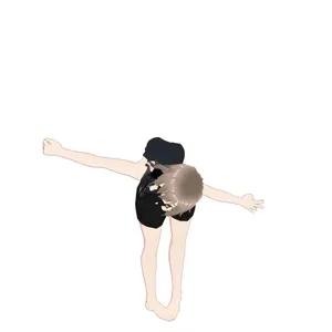 邪 デッサン人形