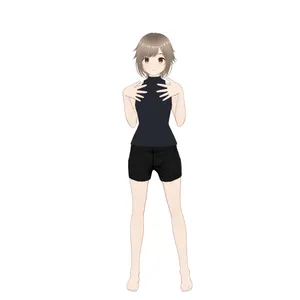 Drawing mannequin in the pose "紅レミリア立ち絵再現"