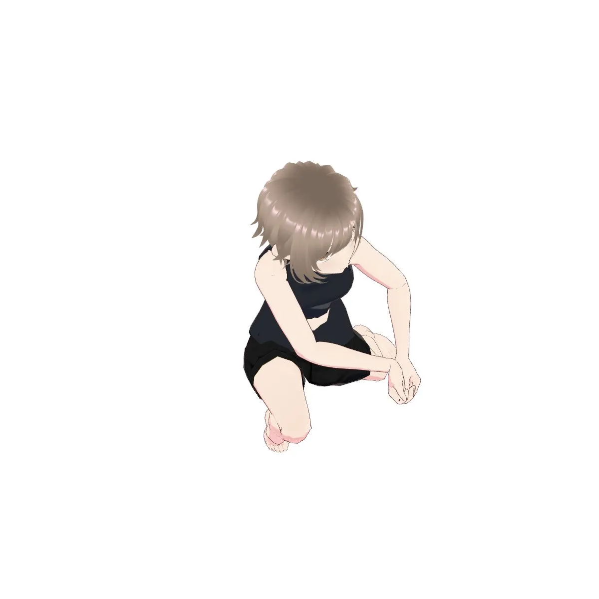 刀で刺殺してくる人 素描人偶