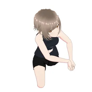 刀で視察してくる人Ver2 素描人偶