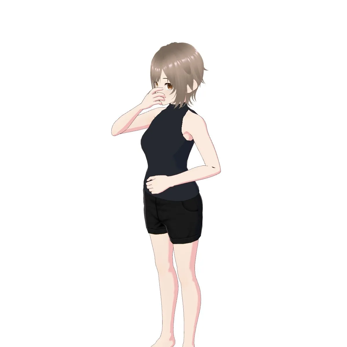 Manequim de desenho na pose "ほぞんよう"