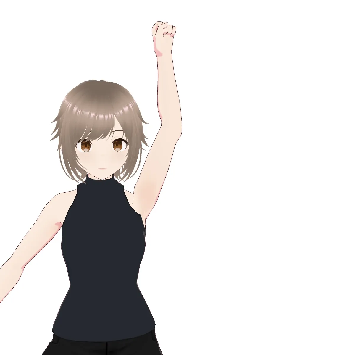 掲げる 素描人偶