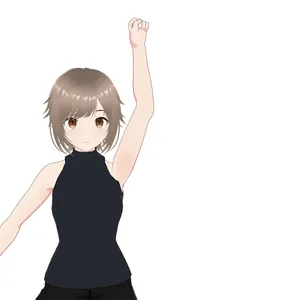 掲げる 素描人偶